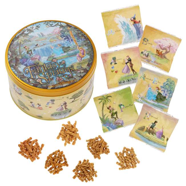 Lata de snacks de pasta Fantasy Springs
