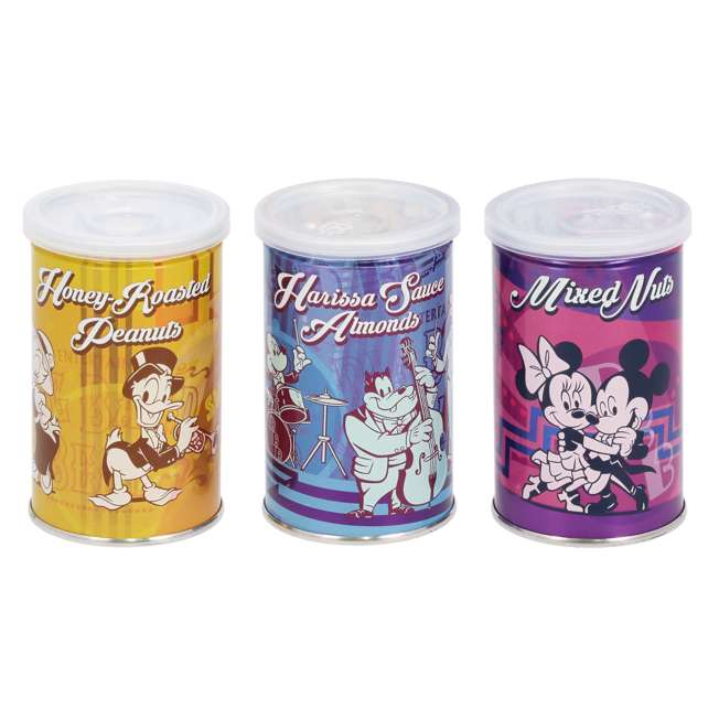 3 latas de frutos secos surtidos de Mickey Mouse