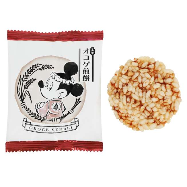 Galletas de arroz tostado en caja de Mickey Mouse