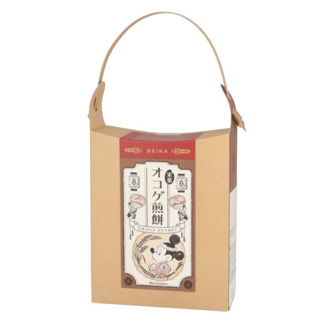 Galletas de arroz tostado en caja de Mickey Mouse