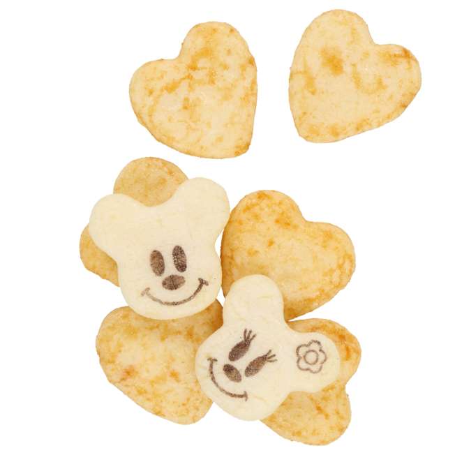 Galletas de arroz con clip de Mickey Mouse