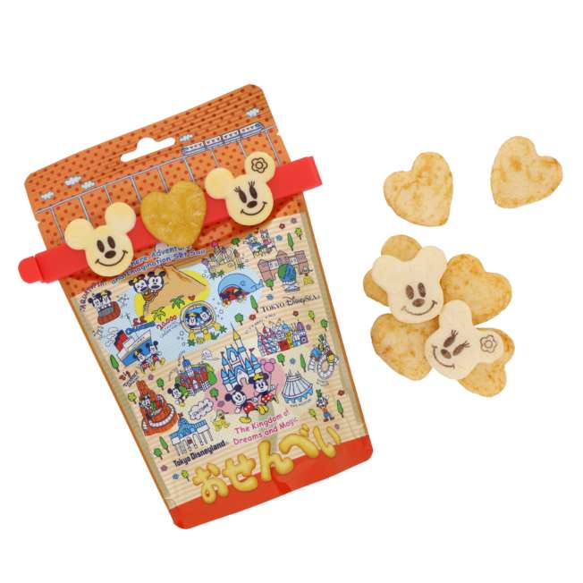 Galletas de arroz con clip de Mickey Mouse