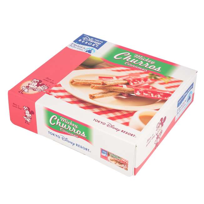Churros congelados con canela en caja de Minnie