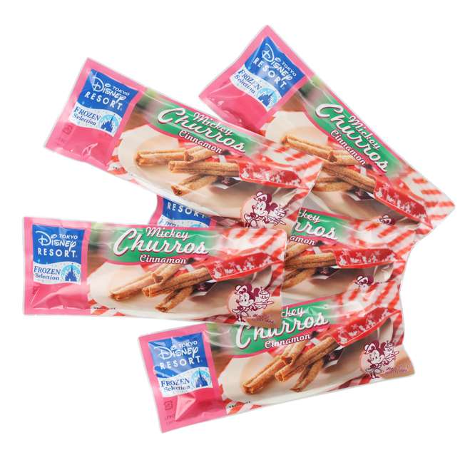Churros congelados con canela en caja de Minnie