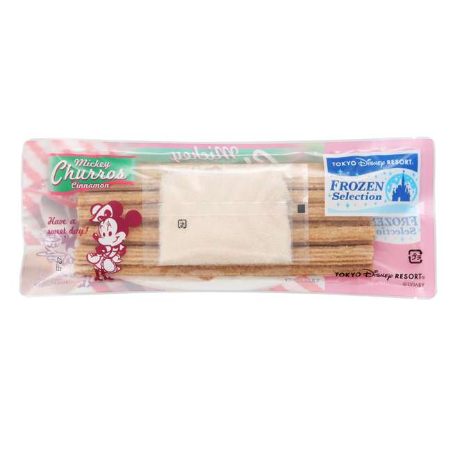 Churros congelados con canela en caja de Minnie