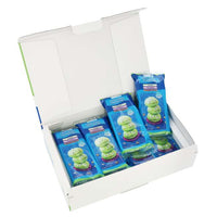 Alimento congelado Little Green Men en caja de papel