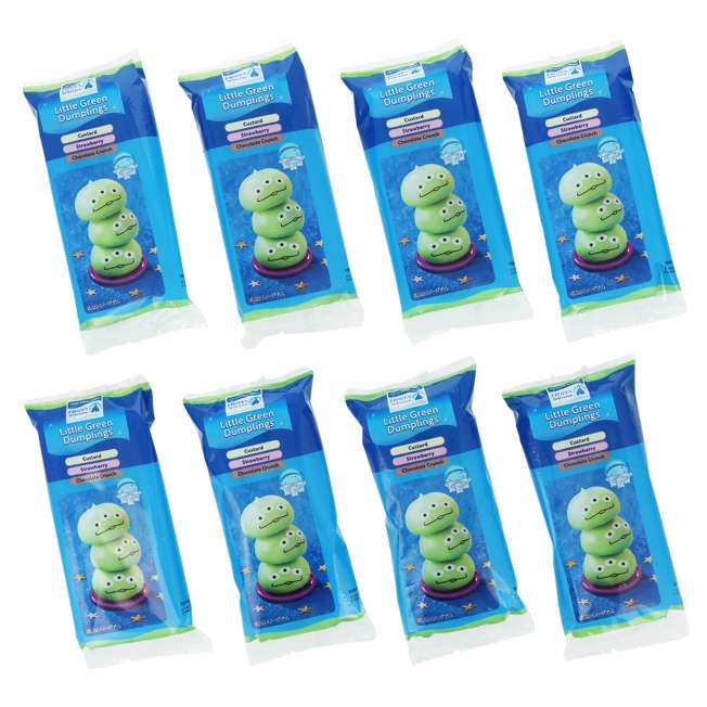 Alimento congelado Little Green Men en caja de papel