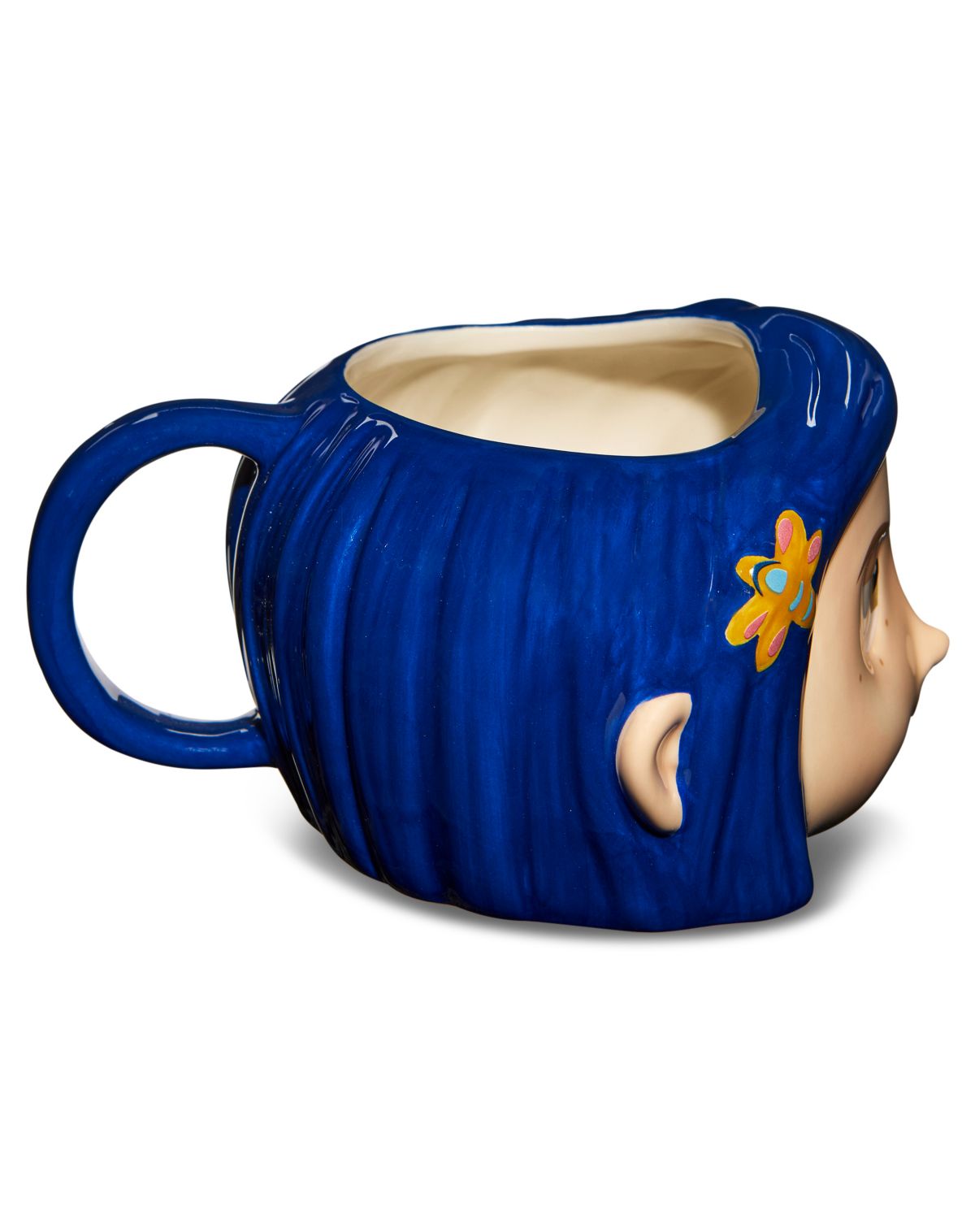 Taza de café con rostro moldeado de Coraline - 11 oz