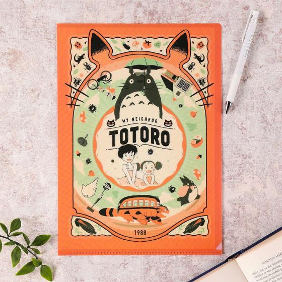 Carpeta A4 transparente My Neighbor Totoro Retro Frame