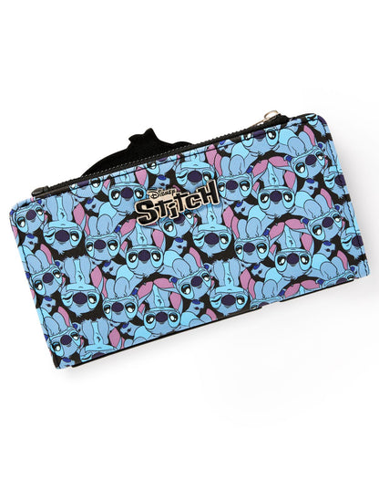 Billetera con cierre Stitch Kawaii - Lilo & Stitch