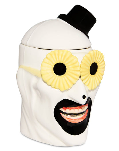 Taza de café con tapa de margaritas de Art the Clown