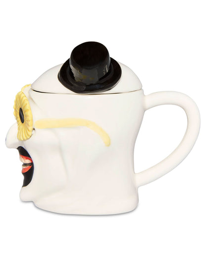 Taza de café con tapa de margaritas de Art the Clown