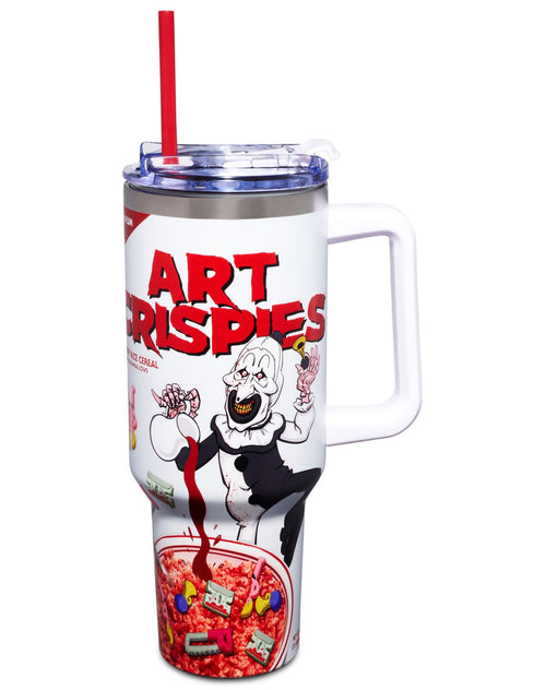 Vaso térmico de viaje Terrifier con bombilla 40 oz