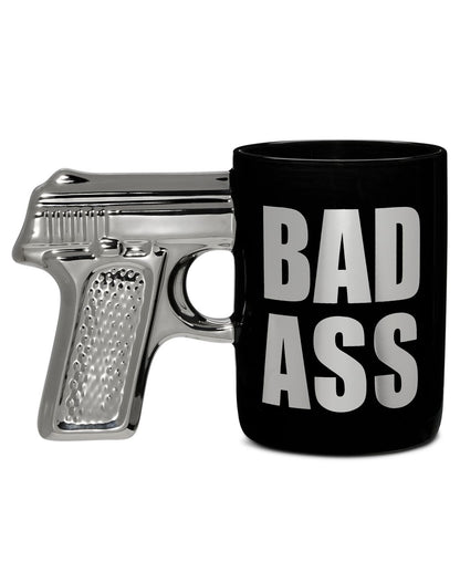 Taza de café Mano con pistola Bad Ass - 20 oz