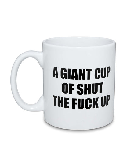 Taza gigante de café «Cállate la puta boca» - 22 oz
