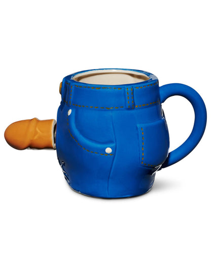 Taza de café moldeada Brown Pecker Jeans - 20 oz