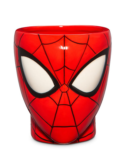 Taza de cerámica Spider-Man con asa moldeada, 20 oz