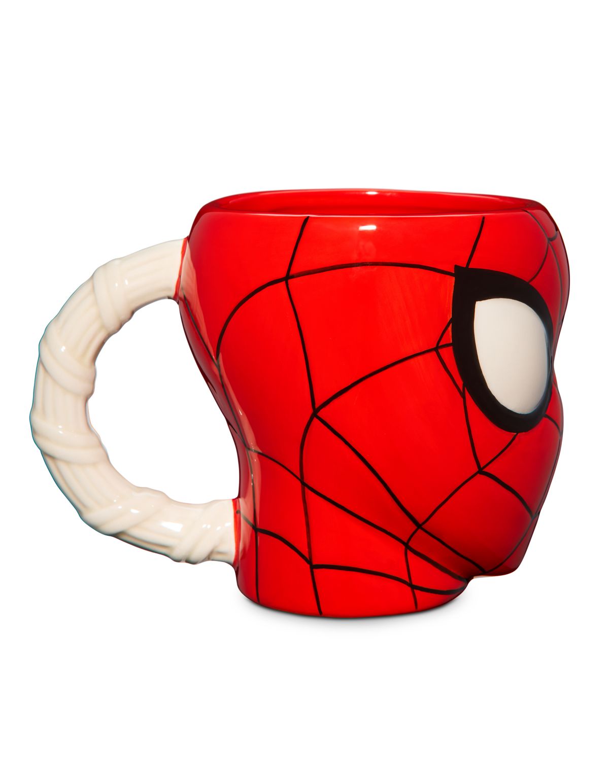 Taza de cerámica Spider-Man con asa moldeada, 20 oz