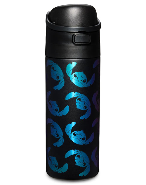 Botella de agua Stitch con tapa abatible 24 oz
