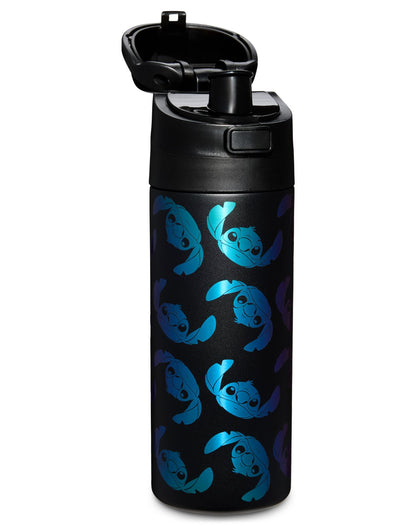 Botella de agua Stitch con tapa abatible 24 oz