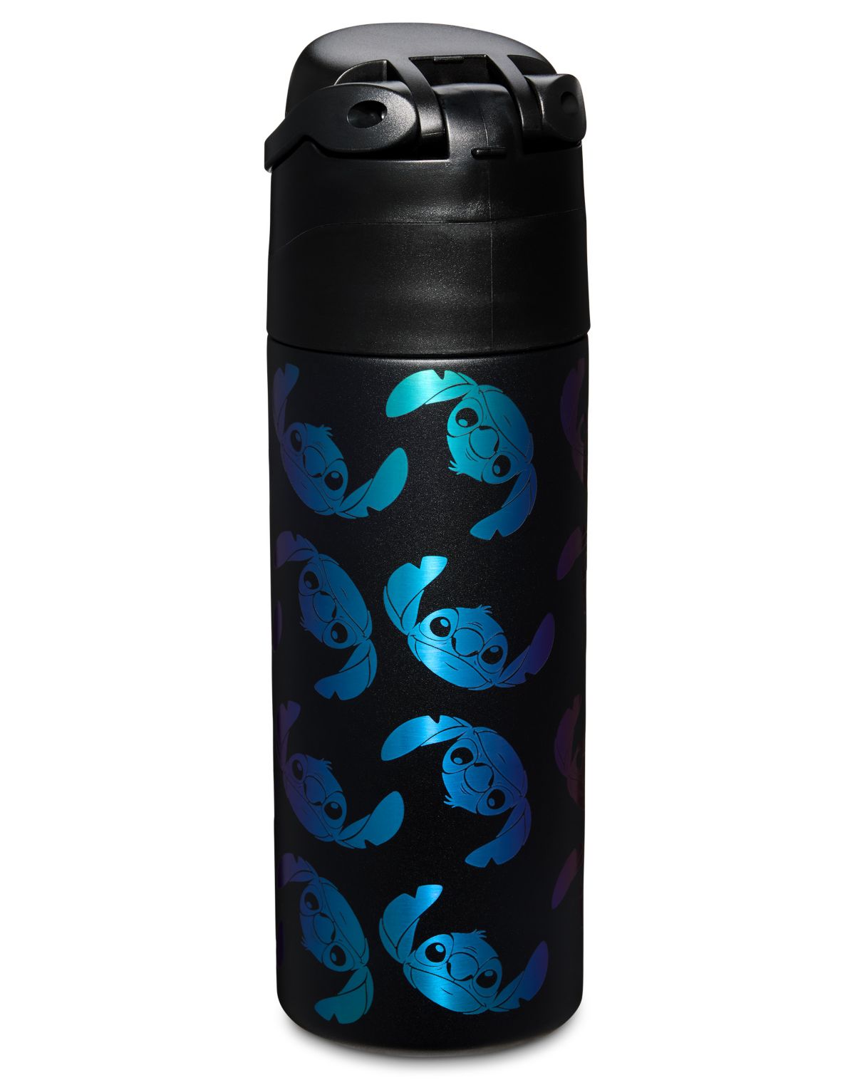 Botella de agua Stitch con tapa abatible 24 oz