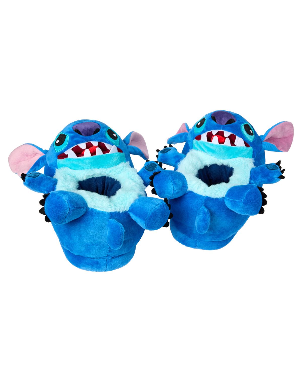Pantuflas de peluche 3D con lengua de Stitch