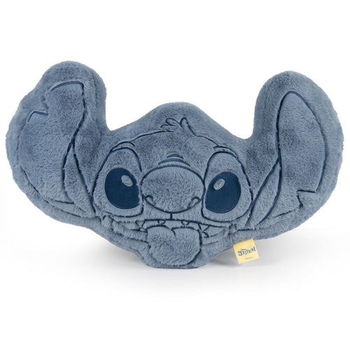 Cojín de peluche azul con forma de Stitch