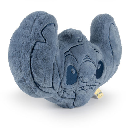 Cojín de peluche azul con forma de Stitch
