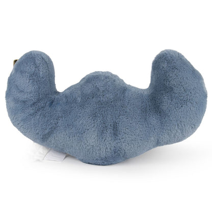 Cojín de peluche azul con forma de Stitch