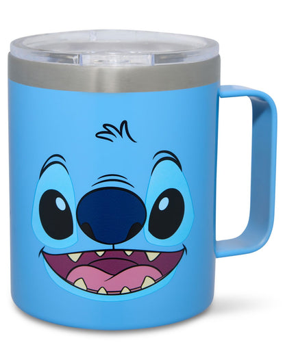Taza de viaje de acero inoxidable Stitch 14 oz.