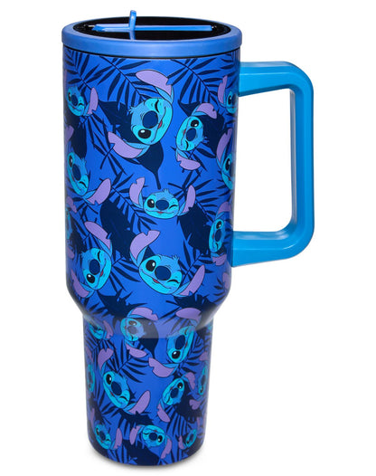 Vaso de viaje Lilo & Stitch con bombilla, 40 oz