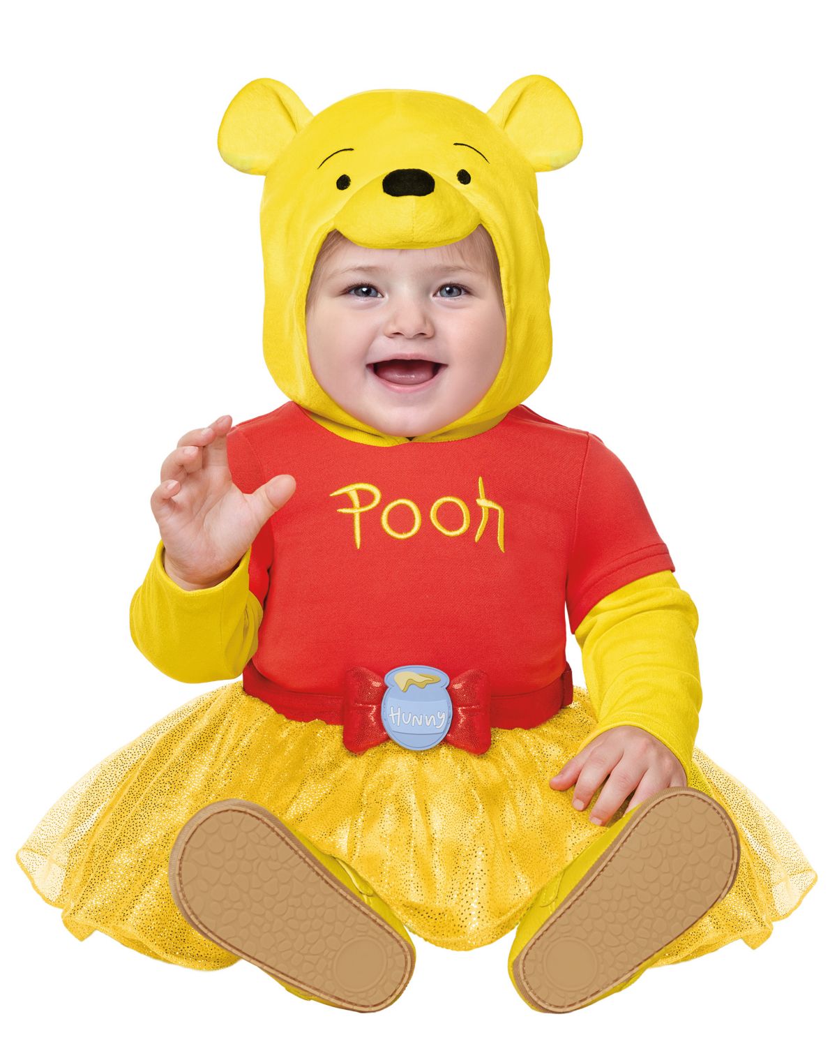Disfraz de vestido con capucha para bebé Winnie the Pooh