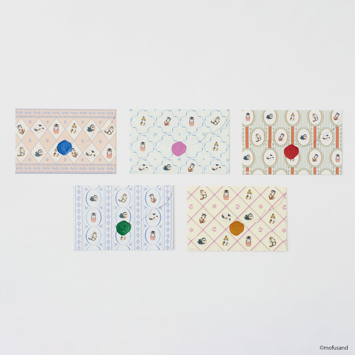 Stickers Mofusand: cartas de gatitos
