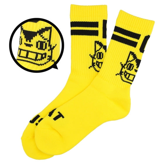 Calcetines amarillos de My Neighbor Totoro con Catbus