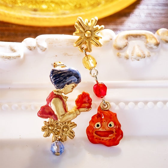 Aros Howl y Calcifer de Howl's Moving Castle