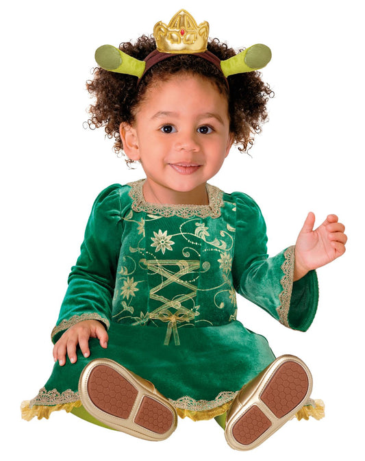 Disfraz vestido de Fiona bebé - Shrek