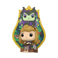 Pop! Deluxe Aurora con vitral de Maléfica
