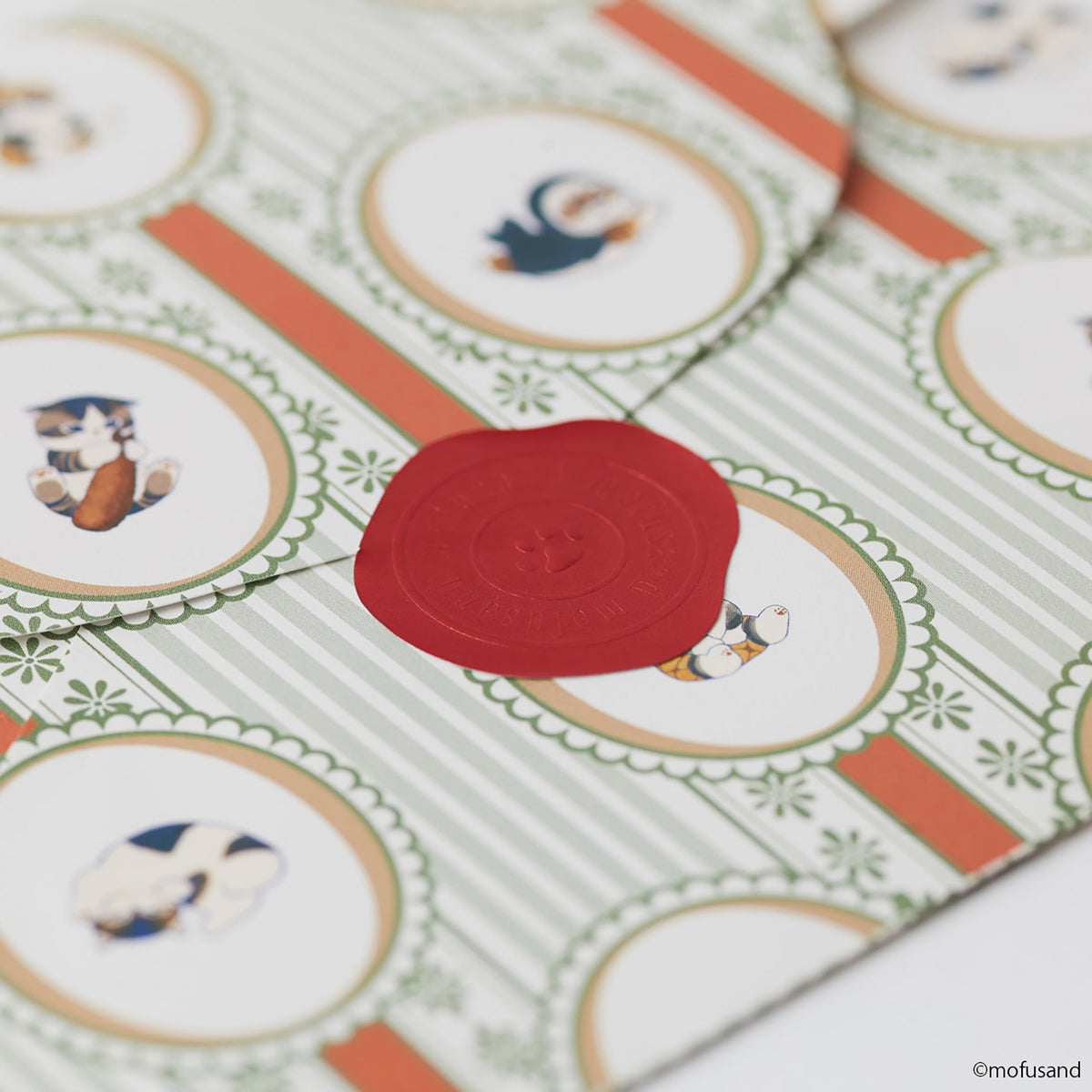Stickers Mofusand: cartas de gatitos