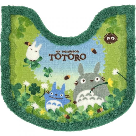 Alfombra de baño Totoro Cielo Azul y Bellotas