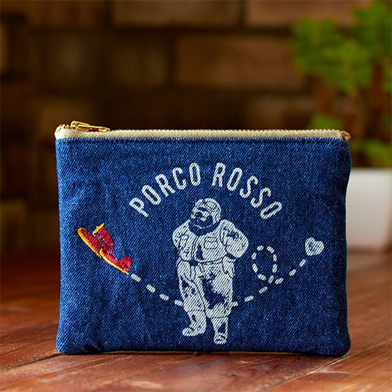 Estuche de mezclilla Porco Rosso
