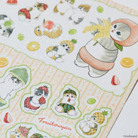 Stickers Mofusand: cartas de gatitos