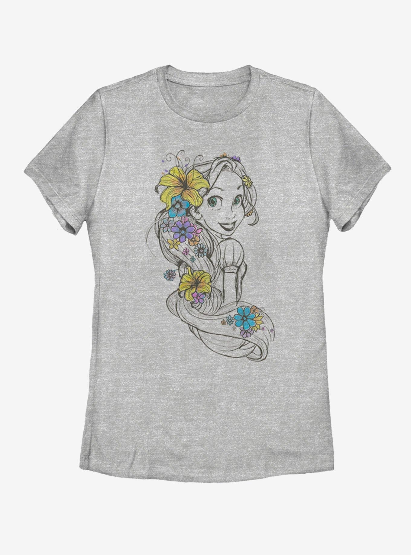 Polera de mujer Disney Tangled Rapunzel Sketch