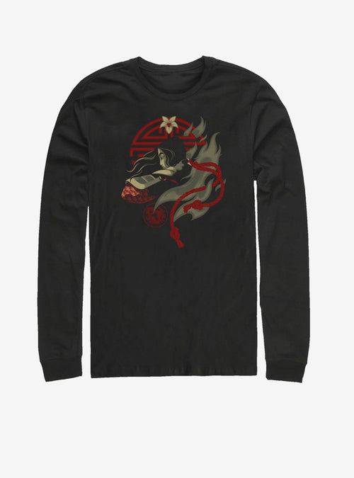 Polera manga larga Mulan Fighting Spirit