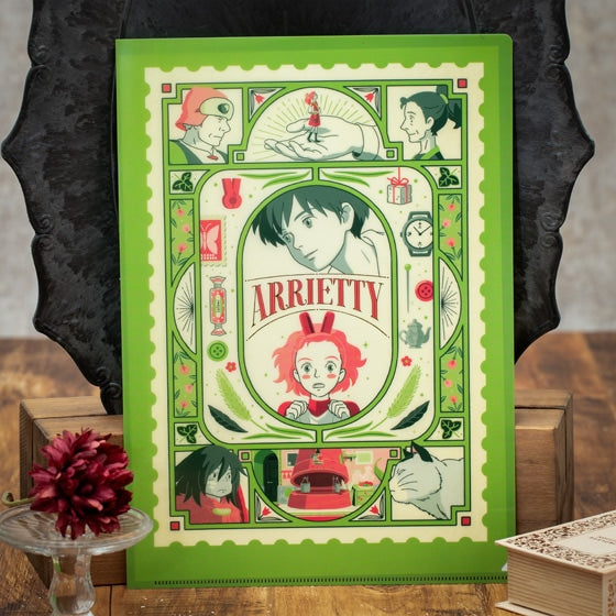Carpeta transparente Arrietty con marco retro