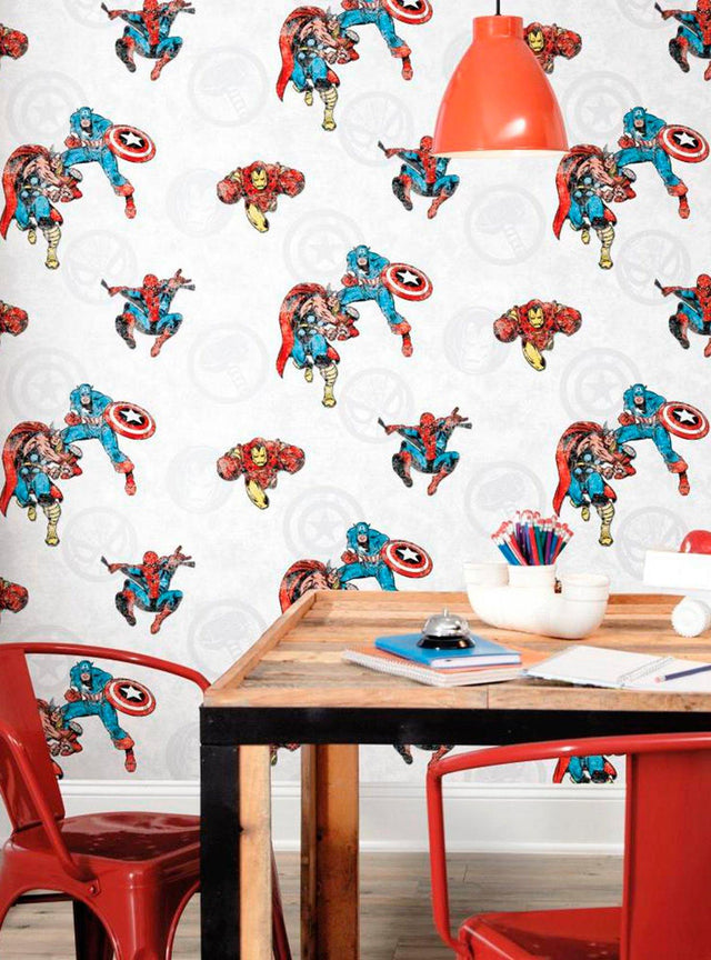 Papel mural autoadhesivo Marvel Avengers