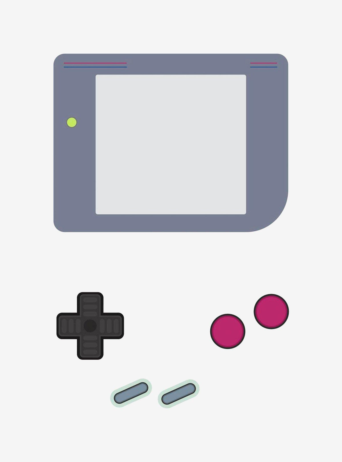 Adhesivo borrable gigante Nintendo Game Boy