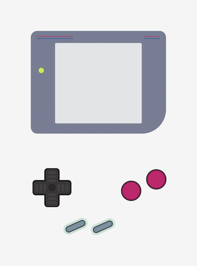 Adhesivo borrable gigante Nintendo Game Boy