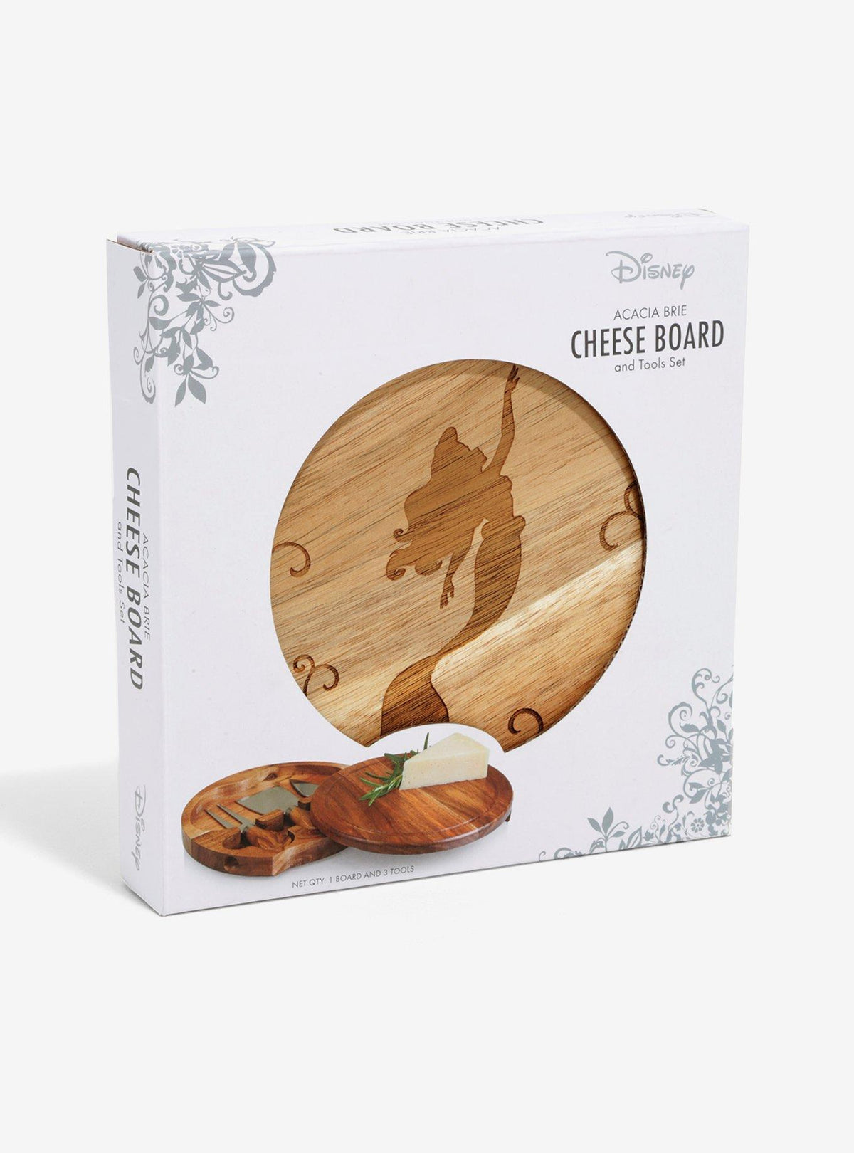 Disney The Little Mermaid: Tabla para Quesos y Utensilios