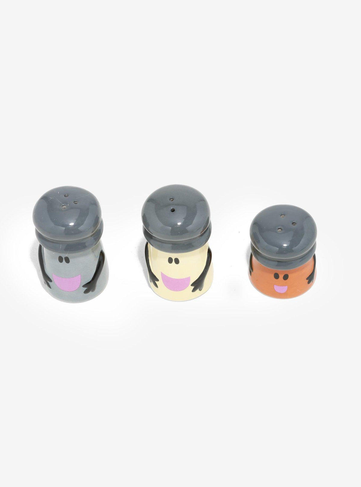 Set de saleros de Mr. Salt, Mrs. Pepper y Paprika