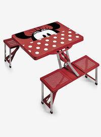 Mesa plegable con asientos de Minnie Mouse